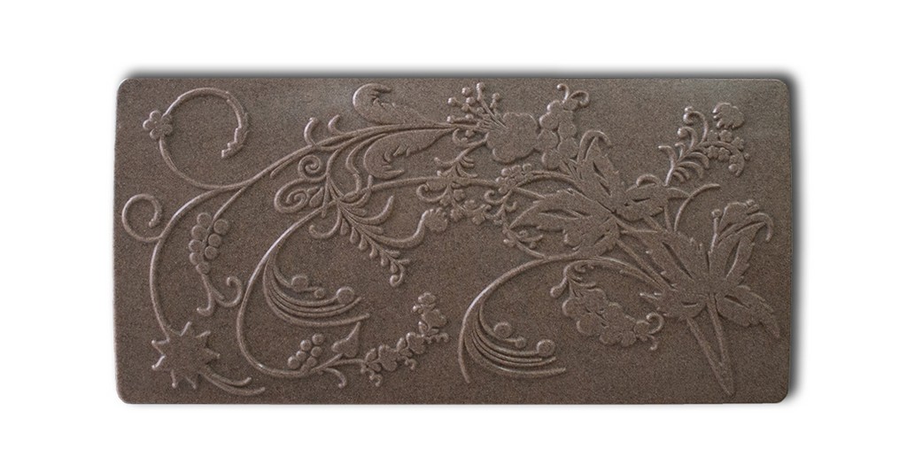 Carrera Stone Panel с радиусной панелью цветы
